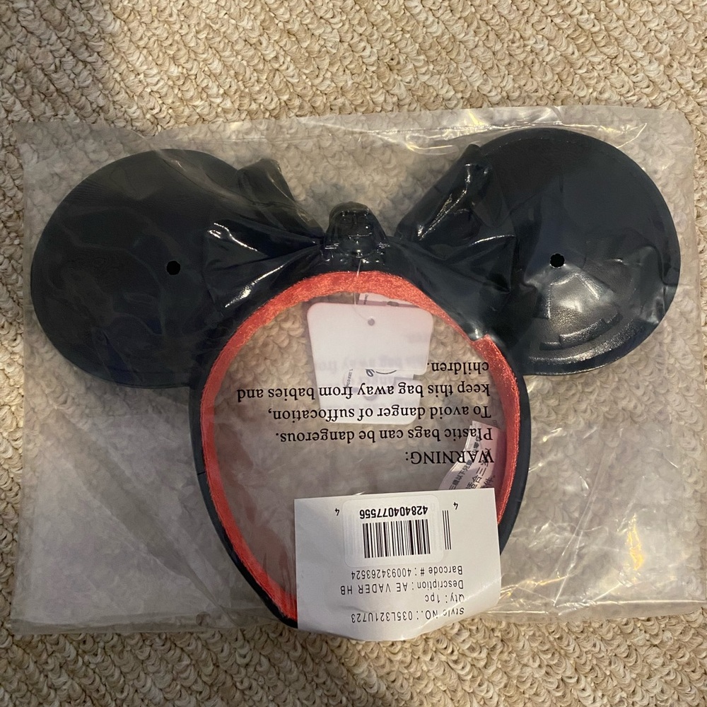 Disney Darth Vader Designer Ear Headband